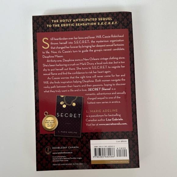 SECRET Shared: A S.E.C.R.E.T. Novel by Marie Adeline - Picture 3 of 3